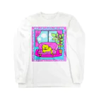ネコグラシの休憩猫 ロングスリーブTシャツ
