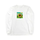 mogumoguuuのひまわり Long Sleeve T-Shirt