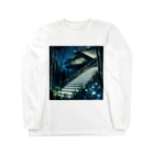 Irregular is beautifulのA Nighttime Journey through the Enchanted Forest Long Sleeve T-Shirt