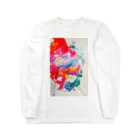 tatsuko_onsenの「自分の色出して行く」牡羊座ロンT Long Sleeve T-Shirt