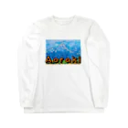 絶景の宝石箱のAoraki 〜自然の宝石箱:油絵バージョン〜 ロングスリーブTシャツ