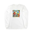 ほっこり絵音舎のいっしょにえいご！ Long Sleeve T-Shirt