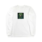 AQUAMETAVERSEのグリーン好きの女性　なでしこ1478 Long Sleeve T-Shirt