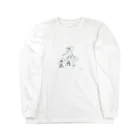 モノトンアルファベットのA子 Long Sleeve T-Shirt