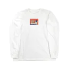 ばなね&らくの並んだ猫 Long Sleeve T-Shirt