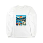 80s_popの80s CityPop No.11 ロングスリーブTシャツ