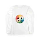 SmileHouse☺のレインボーにこちゃん☺ Long Sleeve T-Shirt