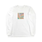 eclat-misaのtextureart series ロングスリーブTシャツ