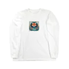 ブルーレイの深海を想う狐 Long Sleeve T-Shirt