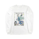 Kaz Tsuruokaのおうちの出前バイク Long Sleeve T-Shirt