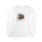 Buildingsの廃墟 5 ロングスリーブTシャツ