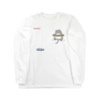 うさやの磔の刑の最中に魚を見つけた猫 Long Sleeve T-Shirt