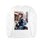 ヨーカズのバイク女子そら Long Sleeve T-Shirt