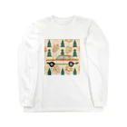 wabisabitの北欧レトロカー Long Sleeve T-Shirt