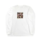 だんのんのよさこい祭りで踊る猫達 Long Sleeve T-Shirt