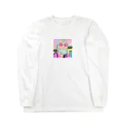 みんとの陽気なサングラスおじさん Long Sleeve T-Shirt