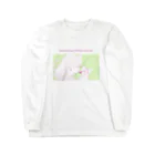 nya-mew（ニャーミュー）のネコチャン×ネコチャン Long Sleeve T-Shirt