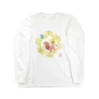 月の隠れ家のミモザリース Long Sleeve T-Shirt