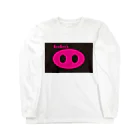 BooBoo’s OO のBooBoo's OO Pink ロングスリーブTシャツ