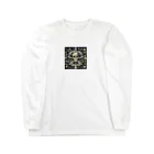 heart-sの海賊旗風スカル Long Sleeve T-Shirt