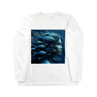 末田の魚群の女王 Long Sleeve T-Shirt