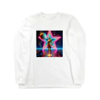 NeonSparkのスターロボット Long Sleeve T-Shirt