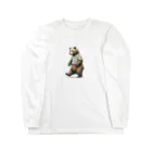 lblの悩み多きクマさん Long Sleeve T-Shirt