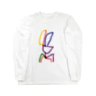 SUKUSUKUのカラフルモンスター Long Sleeve T-Shirt