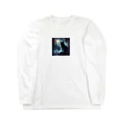 animalsの神秘的な猫 Long Sleeve T-Shirt