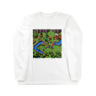 レトロゲームイラストのレトロゲードット絵ファミコン4 Long Sleeve T-Shirt