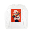 AQUAMETAVERSEの花束をあなたに　Hime  2530 ロングスリーブTシャツ