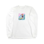 hibiking06の赤ちゃん　サーフィン Long Sleeve T-Shirt