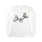 eugorameniwaの猫のシーソー Long Sleeve T-Shirt