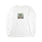 ホーシー | Horsieのサルの科学者、実験に挑む！ Long Sleeve T-Shirt