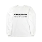 CNPVillains official StoreのCNPVillains 6アイコンBK ロングスリーブTシャツ