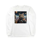 roogerの宇宙猫1 Long Sleeve T-Shirt