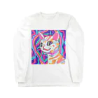 Amrita StoreのPsy Cat ロングスリーブTシャツ