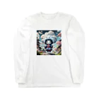 AI妖怪大図鑑の入道雲妖怪　せきらん Long Sleeve T-Shirt