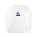 未来工房の恐竜パトカー Long Sleeve T-Shirt