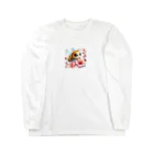 suetch（スエッチ）の愛くるしいニホンミツバチ Long Sleeve T-Shirt