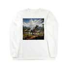 AQUAMETAVERSEの恐竜の生活　なでしこ1478 Long Sleeve T-Shirt