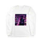 WataAmeProjectのネオン幻想: 運命を背負う者 Long Sleeve T-Shirt