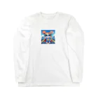 子猫カーニバルの煽り運転禁止！ Long Sleeve T-Shirt