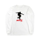 MERCYのスケートボードA🛹フロントデザイン Long Sleeve T-Shirt