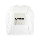 KAKUMEI.のKAKUMEIのロゴ ロングスリーブTシャツ