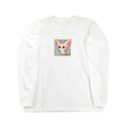 ゆうちゃんNFTいいねの耳長が可愛いフェネックちゃん Long Sleeve T-Shirt