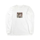 jun1005のスニーカーとカメラ Long Sleeve T-Shirt