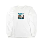 Pixel Art Goodsのヴェネチア（pixel art） Long Sleeve T-Shirt