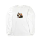 Pixel Art Goodsの村人（pixel art） Long Sleeve T-Shirt