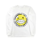 アリーヴェデルチャンネルSHOPのSMILE OLD PAINT1 ロングスリーブTシャツ